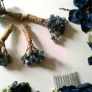 Wedding Bridal Something Blue Boutonnière Packages Blue Baby's Breath FINAL SALE